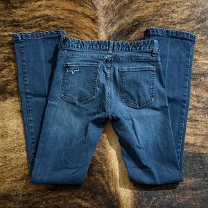 Kimes Ranch Women's Boot Cut Jeans in Dark Blue